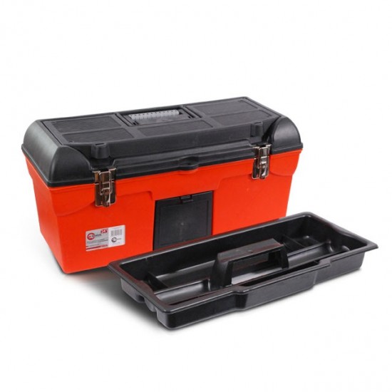 Ящик для инструмента с металлическими замками 24 610х255х251 мм INTERTOOL BX-1123