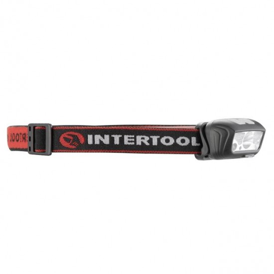Фонарь налобный аккумуляторный 2RED SMD, 6 режимов работы, сенсор, STORM INTERTOOL LB-0310