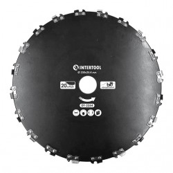 Нож для мотокосы 25.4х230мм 20Т цепной Intertool DT-2354