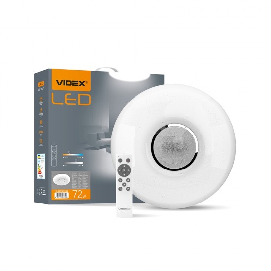 LED светильник круглый настенно-потолочный VIDEX RING 72W 2800-6200K VL-CLS1859-72