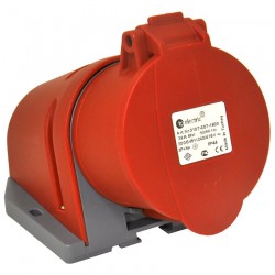 Розетка силовая настенная 16А/5 (3P+N+PE) IP44 TP electric 3105-307-1600