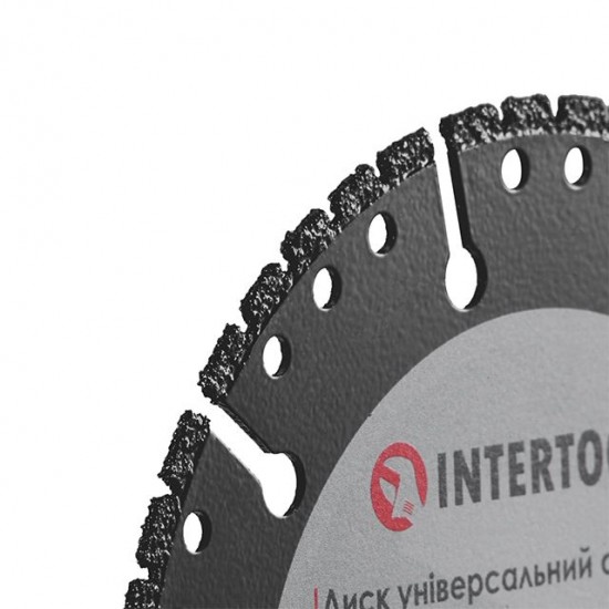 Диск отрезной сегментный алмазный 125х22.2 мм универсальный Intertool CT-1000
