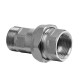 Сгон-американка 3/4 прямая с обратным клапаном никель KOER KR4763 Сгон-американка 3/4 прямая с обратным клапаном никель KOER KR4763