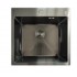 Мойка кухонная из нержавеющей стали врезная MIXXUS MH5050 DECOR графит MX1929