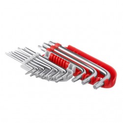 Набор ключей Г-образных TORX 9шт T10-T50 S2 PROF Intertool HT-1821 Набор ключей Г-образных TORX 9шт T10-T50 S2 PROF Intertool HT-1821