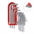Набор ключей Г-образных TORX 9шт T10-T50 S2 PROF Intertool HT-1821