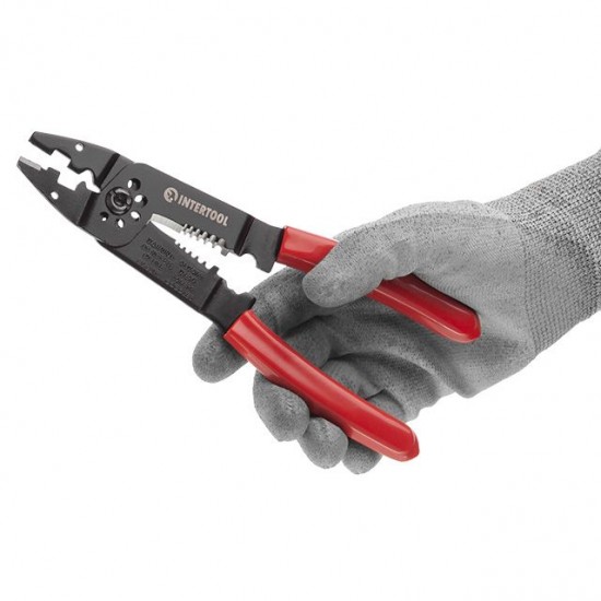 Клещи обжимные для проводов Intertool HT-7056