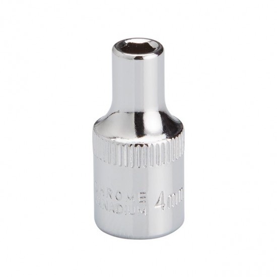 Головка шестигранная 1/4, 4мм Cr-V STORM Intertool ET-0432