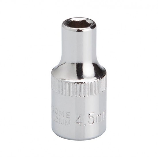 Головка шестигранная 1/4, 4.5мм Cr-V STORM Intertool ET-0433