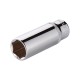 Головка шестигранная удлиненная 1/4, 13мм Cr-V STORM Intertool ET-0463 Головка шестигранная удлиненная 1/4, 13мм Cr-V STORM Intertool ET-0463