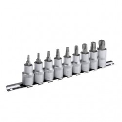 Набор головок TORX на планке 1/2 9 ед. Intertool HT-1849 Набор головок TORX на планке 1/2 9 ед. Intertool HT-1849