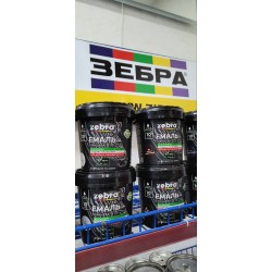 Эмаль акриловая декоративная глянцевая ZEBRA 0,7 кг Белая 10 Эмаль акриловая декоративная глянцевая ZEBRA 0,7 кг Белая 10