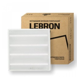Светильник светодиодный LEBRON L-LPU-Prismatic, 36W 6200K 595х595 16-50-22-1