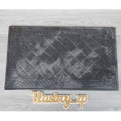 Плита чугунная глухая с узором БУЛАТ 710х410 мм 17,3 кг Булат (09в)