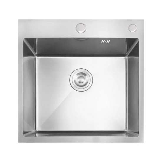 Мойка кухонная из нержавеющей стали MIXXUS MH5050 NANO-SILVER MX1927 Мойка кухонная из нержавеющей стали MIXXUS MH5050 NANO-SILVER MX1927