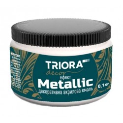 Эмаль декоративная акриловая TRIORA сребло 0.1 кг 162 Эмаль декоративная акриловая TRIORA сребло 0.1 кг 162