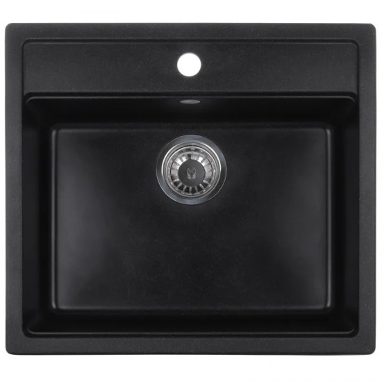 Мойка гранитная матовая 570х540мм ZERIX ZS-5751S-03 Black ZX4596 Мойка гранитная матовая 570х540мм ZERIX ZS-5751S-03 Black ZX4596