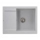 Мойка гранитная матовая 620х500мм ZERIX ZS-6250S-09 Gray ZX4591 Мойка гранитная матовая 620х500мм ZERIX ZS-6250S-09 Gray ZX4591