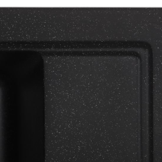 Мойка гранитная матовая 515х460мм ZERIX ZS-4651S-03 Black ZX4564