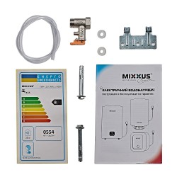 Бойлер MIXXUS EWH-1210 SMALL UNDER 10л мокрый тен 1,5 кВт под мойку WH0604