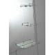 Зеркало настенное ZERIX SOLO MOZ01-480x680x100 ассиметричное 3 полки ZX5624 Зеркало настенное ZERIX SOLO MOZ01-480x680x100 ассиметричное 3 полки ZX5624