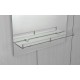 Зеркало настенное ZERIX SANSA MRZ05-500х700х105 прямоугольное с полкой ZX5627 Зеркало настенное ZERIX SANSA MRZ05-500х700х105 прямоугольное с полкой ZX5627