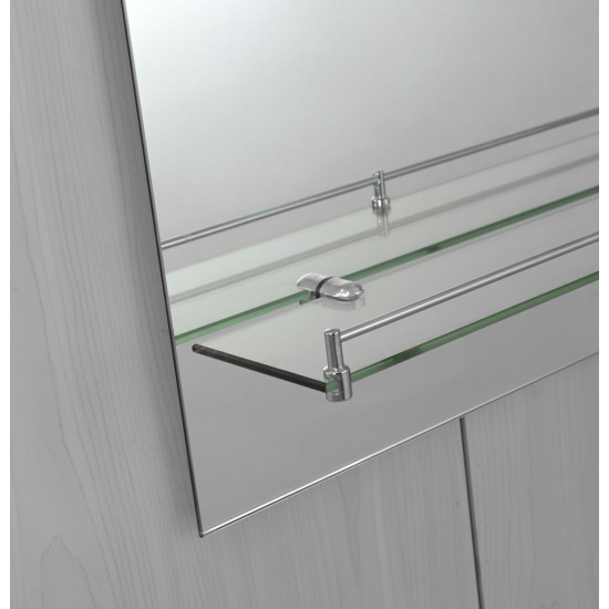 Зеркало настенное ZERIX SANSA MRZ05-500х700х105 прямоугольное с полкой ZX5627 Зеркало настенное ZERIX SANSA MRZ05-500х700х105 прямоугольное с полкой ZX5627