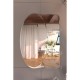 Зеркало настенное ZERIX SOLO MOZ01-650х850x100 ассиметричное 3 полки ZX5625