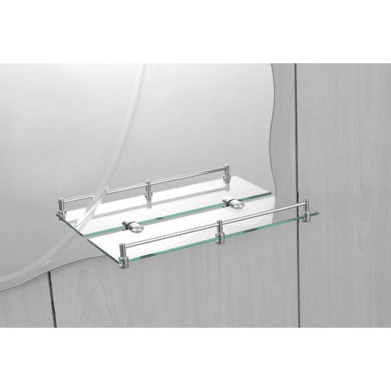 Зеркало настенное ZERIX SOLO MOZ01-650х850x100 ассиметричное 3 полки ZX5625