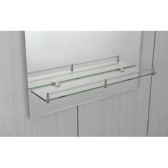 Зеркало настенное ZERIX SANSA MRZ04-450х600х100 прямоугольное с полкой и декором ZX5626 Зеркало настенное ZERIX SANSA MRZ04-450х600х100 прямоугольное с полкой и декором ZX5626