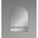 Зеркало настенное LEDEME LM680 600х450 с полкой LL1397