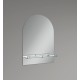Зеркало настенное LEDEME LM680 600х450 с полкой LL1397