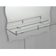 Зеркало настенное ZERIX MIRRA MRZ02-450х600х105 прямоугольное фигурные края ZX5619