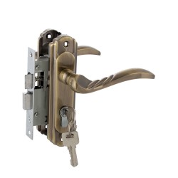Комплект ручек FZB с замком 50мм AB 15-186-003 Комплект ручек FZB с замком 50мм AB 15-186-003