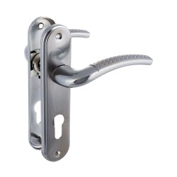 Ручка дверная FZB BK-71106 62мм SN/PC (ET-001) 15-65-004 Ручка дверная FZB BK-71106 62мм SN/PC (ET-001) 15-65-004
