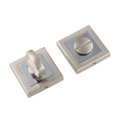 Накладки Sofia QX3 WC-K22 ВК (квадрат) цинк SN/PC 15-30-002 Накладки Sofia QX3 WC-K22 ВК (квадрат) цинк SN/PC 15-30-002