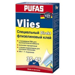 Клей для обоев специальный флизелиновый PUFAS EURO 3000 DIREKT 360г