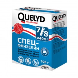 Клей для тяжелых флизелиновых и обоев под покраску QUELYD 500г