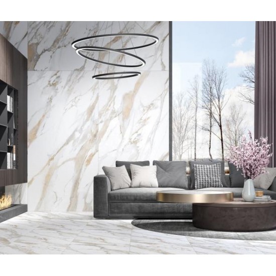 Керамогранит Интеркерама Calacatta Gold Серый 120х60 см 12060 35 071 (2 СОРТ)