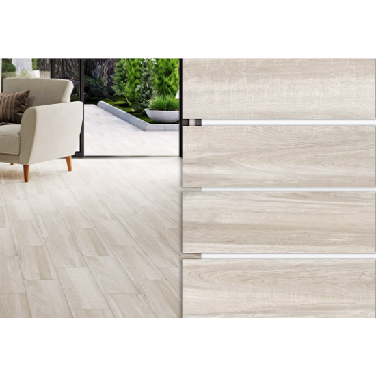 Керамогранит Cersanit FLAXWOOD LIGHT GREY 185х598х7мм 563533