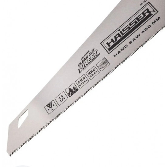 Ножовка по дереву 400 мм 11TPI 3D SK5 Direct HAISSER 40165