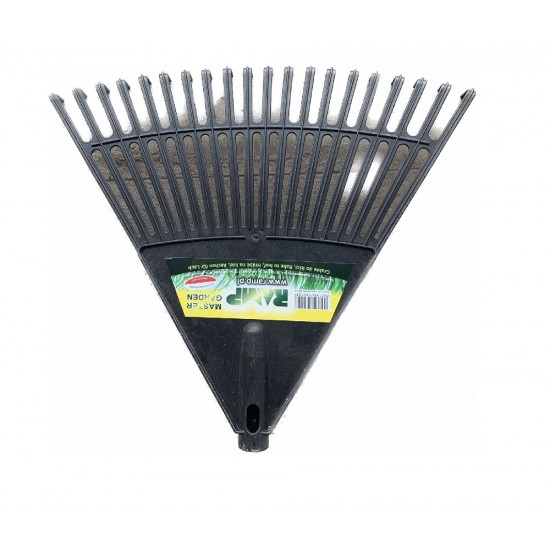 Грабли веерные пластиковые 40*48 см ЧЕРНЫЕ RAMP 24434