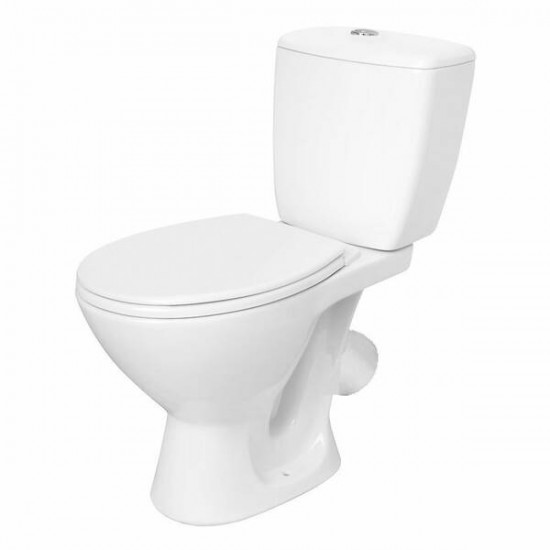 Унитаз компакт Cersanit KORAL 769 нижний подвод с крышкой полипропилен NEW 031
