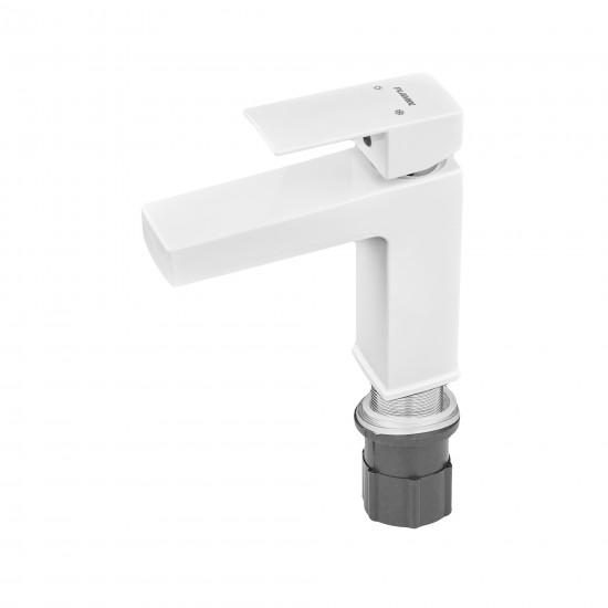 Смеситель для умывальника Plamix Kubus-001 SET White PM0671 Смеситель для умывальника Plamix Kubus-001 SET White PM0671