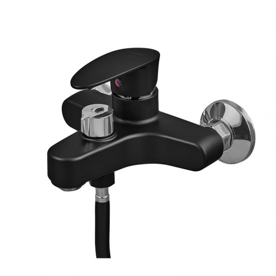 Смеситель для ванны Plamix CEZAR-009 EURO SET Matte black PM0693 Смеситель для ванны Plamix CEZAR-009 EURO SET Matte black PM0693