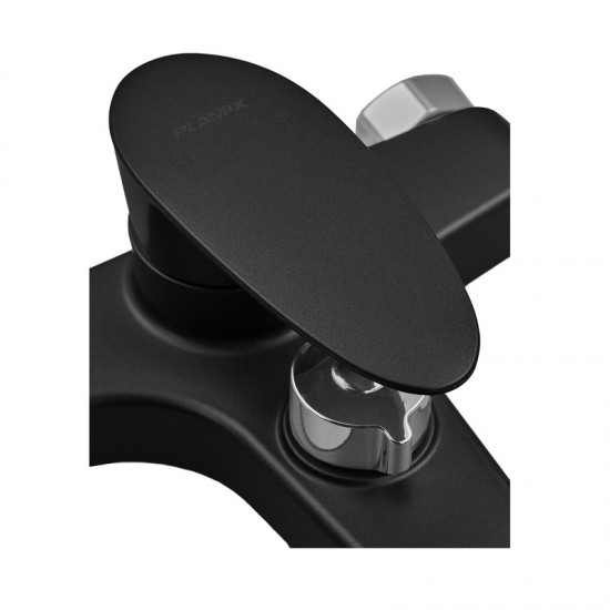 Смеситель для ванны Plamix CEZAR-009 EURO SET Matte black PM0693 Смеситель для ванны Plamix CEZAR-009 EURO SET Matte black PM0693