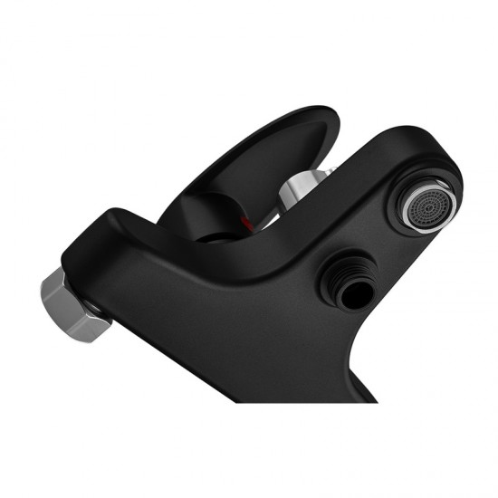 Смеситель для ванны Plamix CEZAR-009 EURO SET Matte black PM0693 Смеситель для ванны Plamix CEZAR-009 EURO SET Matte black PM0693