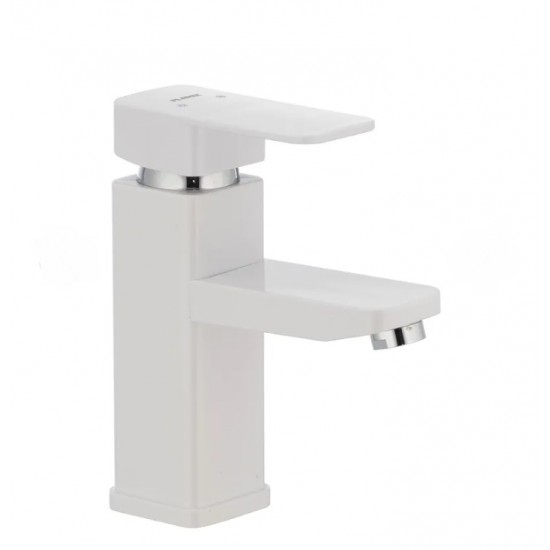Смеситель для умывальника Plamix Kub-001 WHITE PM0008 Смеситель для умывальника Plamix Kub-001 WHITE PM0008