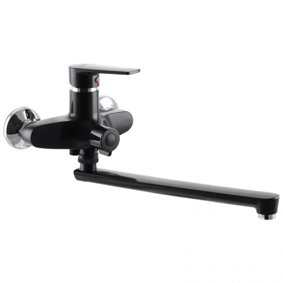Смеситель для ванны Plamix Oscar-006 Euro BLACK PM0600