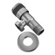 Кран для подключения сантехприборов MIXXUS VAL-05-1/2x3/4 из нерж. стали MI6027